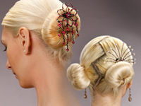 Strass Comb & Hook